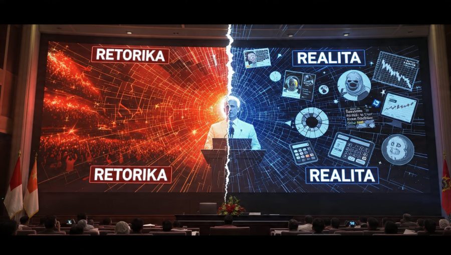 Retorika vs Realita: Anatomi Psikologi Komunikasi dan Ledakan Digital Pidato Presiden
