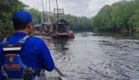 Sentuhan Humanis Polres Bangka Barat Bikin Penambang Ilegal di DAS Kampak Tarik Diri