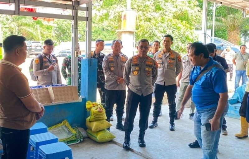 Tinjau STP Gantung, Wakapolda Babel Pastikan Transaksi Bijih Timah Kondusif