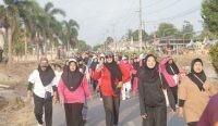 Semarak Kemerdekaan di Lubuk Besar, Ratusan Warga Ramaikan Jalan Santai