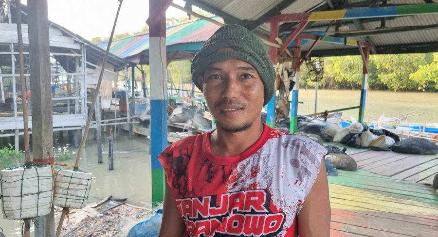 Hasil Tangkapan Udang Nelayan Sukal Bangka Barat Menyusut Drastis