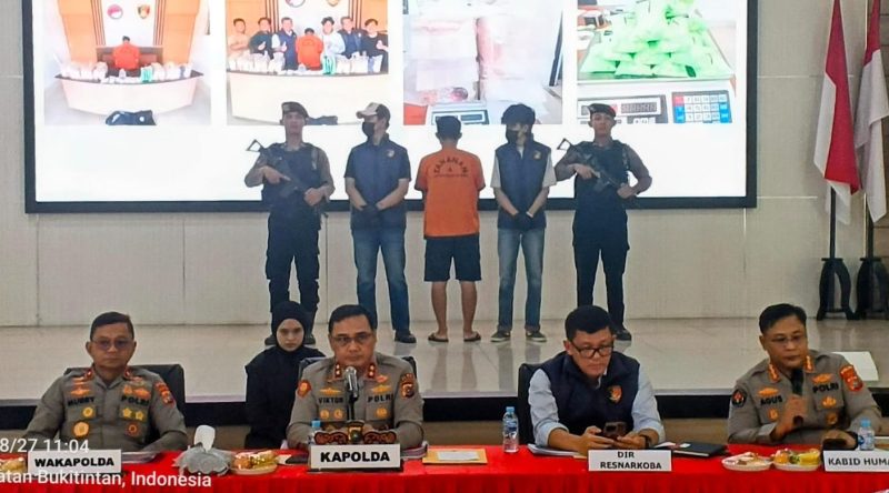 Polda Babel Ungkap Narkoba Jaringan Internasional, 16,4 Kg Sabu dan 4.980 Ekstasi Disita