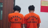 Polres Bangka Tangkap 2 Pemuda Pengedar Ganja di Air Anyir