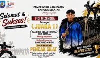 Cetak Prestasi di Kejurnas Pencak Silat, Riza-Debby Apresiasi Fidi Mizendra 
