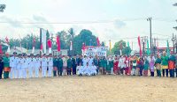 Pimpin Upacara HUT ke-81 RI di Airgegas, Wabup Debby Ajak Masyarakat Kobarkan Semangat Gotong Royong