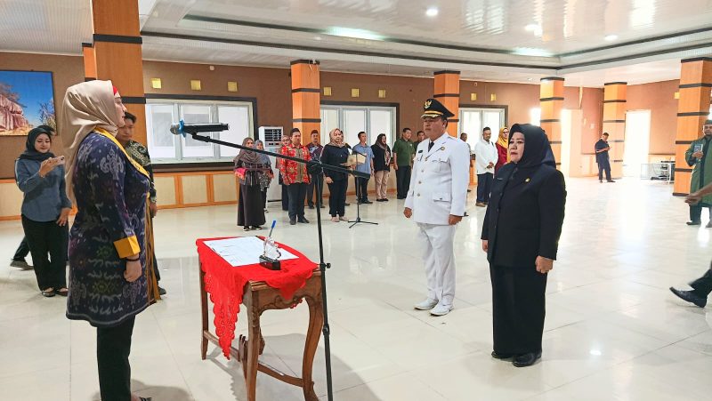 Nirmayani Kepala Badan Kesbangpol, Felly Camat Airgegas