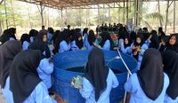Mengubah Bekas Tambang Jadi Ruang Hijau, SMK IT Jamalullail Intip Reklamasi PT Timah