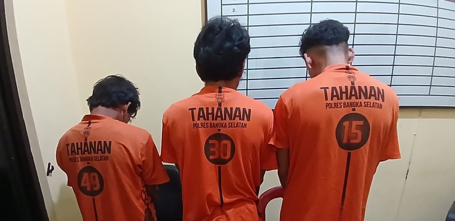 Polisi Ringkus 3 Pengedar Sabu di Payung, Barang Bukti 0,43 Gram Disita