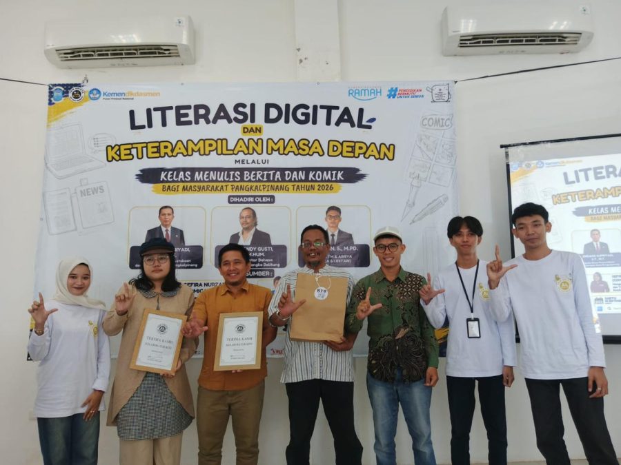 Gen Z Pangkalpinang Diajak Asah Literasi Digital Lewat Pelatihan Menulis Berita dan Komik