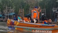 Sidak Tambang Ilegal di DAS Kampak, Polairud Bangka Barat Pastikan Lokasi Steril 