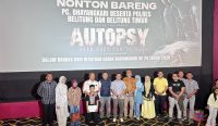 Peringati HKGB ke-74, Polres Belitung dan Belitung Timur Kompak Nobar Film Autopsy