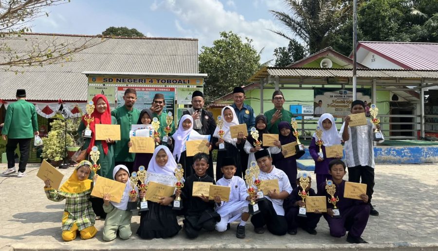 Sentuhan Kearifan Lokal di Maulid Nabi: SDN 4 Toboali Hadirkan Tradisi Teluk Serujo dan Nganggung