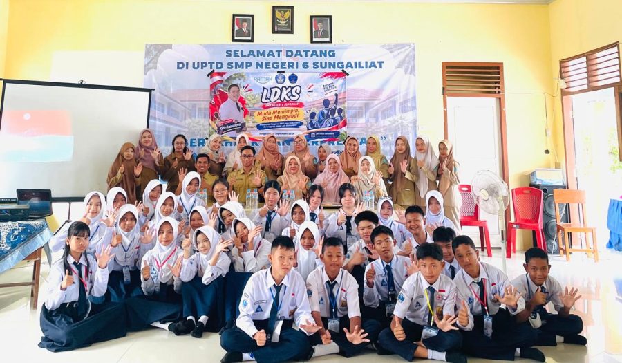 Bekali Calon Pengurus OSIS Jiwa Kepemimpinan, SMPN 6 Sungailiat Gelar LDKS