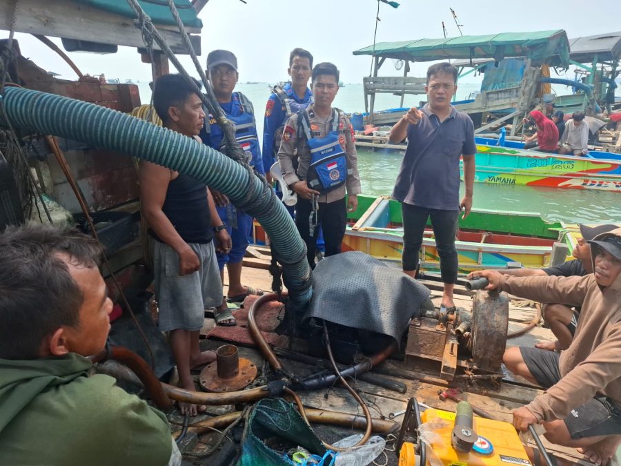 Polairud Tertibkan 140 Unit Tambang Ilegal di Tembelok Keranggan, Segera Kosongkan Area