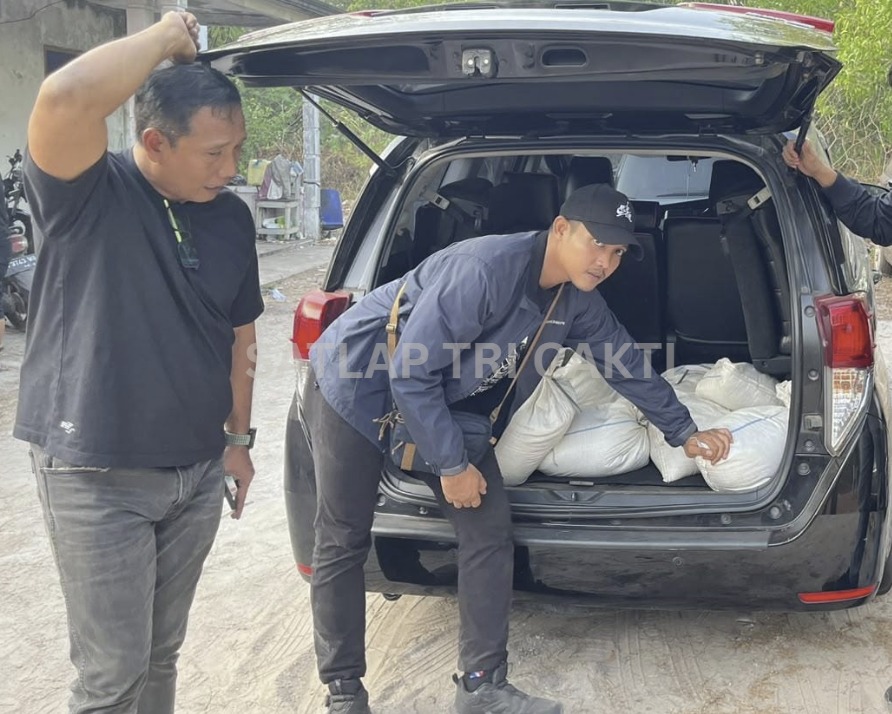 Tricakti Kembali Gagalkan Penyelundupan 3,6 Ton Timah di Air Saga Belitung