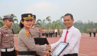 Gagalkan Penyelundupan 5 Ton LTJ dan Sabu, Anggota Polres Bangka Barat Diganjar Penghargaan