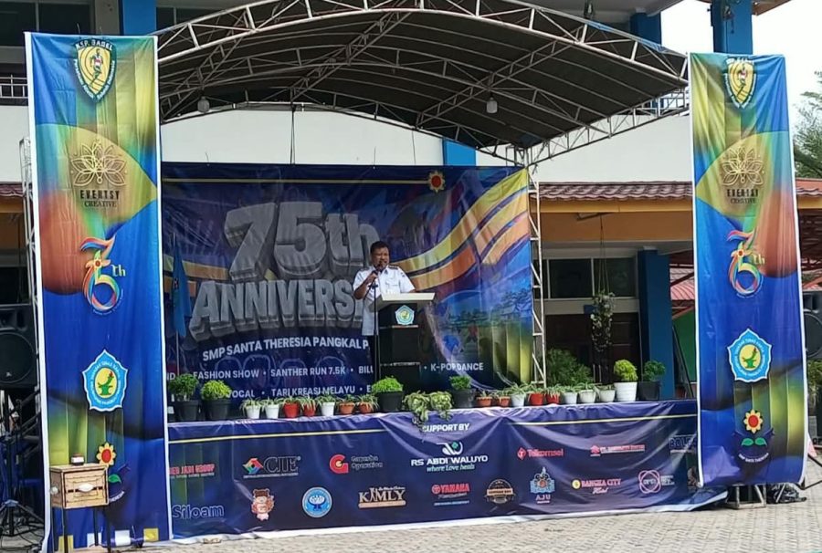 75 Tahun SMP Santa Theresia: Prof Udin Dorong Peningkatan Kualitas Guru hingga Teknologi