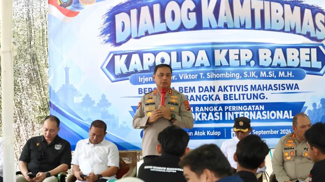 Gelar Dialog Kamtibmas, Kapolda Irjen Pol Viktor Dengar Aspirasi BEM dan Aktivis Mahasiswa se-Babel