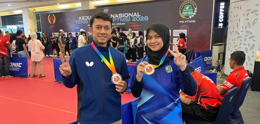 Babel Sabet Dua Medali Perak di Kejurnas Tenis Meja 2026