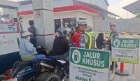 Antrean SPBU Jalan Baru Dipantau Ketat, Satlantas Polres Belitung Pastikan Bebas Tangki Modifikasi