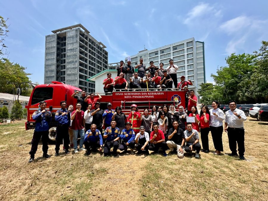 Keselamatan Jadi Prioritas, Swiss-Belhotel Pangkalpinang Gelar Fire Drill Bersama Damkar