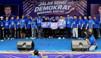 3 Warga Pangkalpinang Raih Doorprize Paket Umroh Jalan Sehat Partai Demokrat