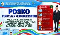 Pemkab Bangka Selatan Hadirkan Pelayanan Adminduk bagi Warga Terdampak Kebakaran Dusun Serdang
