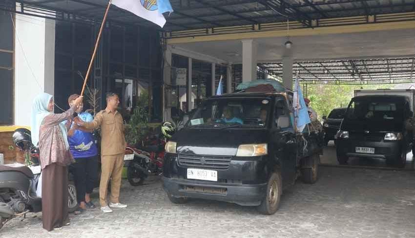 KNPI Bateng Bantu Korban Kebakaran Dusun Serdang, Eva Algafry Apresiasi Solidaritas Masyarakat