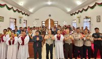 Pererat Silaturahami Lewat Minggu Kasih, Kapolres Basel Ajak Jemaat Jaga Kamtibmas