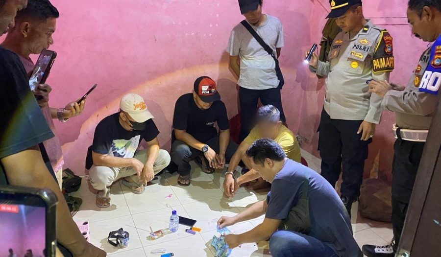 Tim Gabungan Grebek Rumah Kontrakan di Sukadamai: 6,07 Gram Sabu Disita