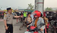 Antrean SPBU Nibung Mengular, Kapolres Bangka Tengah Turun Tangan Pantau Arus Lalu Lintas 