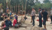 Polsek dan Kecamatan Simpang Rimba Tertibkan Tambang Timah di DAS Desa Permis