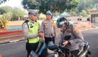 Pastikan Personel Jadi Teladan, Polres Bangka Selatan Gelar Razia Gatibplin Kelengkapan Kendaraan