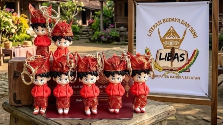 Dari Media Sosial hingga Miniatur Unik: Komunitas LIBAS Kenalkan Sindeng Punggawa Bangka Selatan
