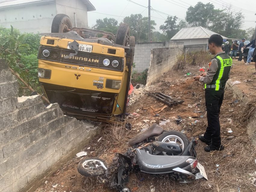 Pelajar SMP di Tanjungpandang Kritis usai Bertabrakan dengan Truk