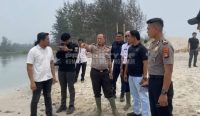 Kapolres Beltim Pimpin Penertiban Tambang Ilegal di Pantai Lalang