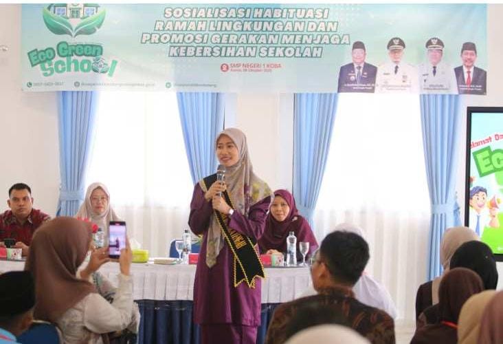 Eco Green School Digelar di Bangka Tengah, 8.123 Siswa Diajak Peduli Lingkungan